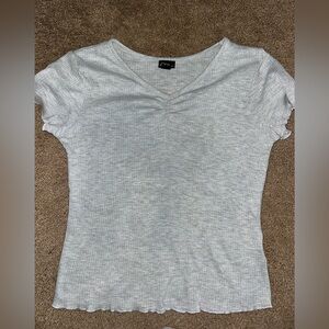 Art Class Heather Gray V-Neck Tee